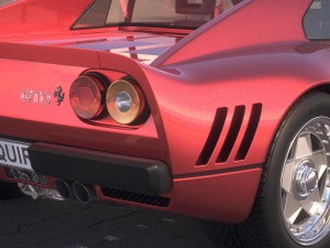 Ferrari 288 GTO 1984-1987 desert studio 3D 模型