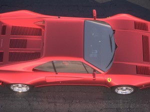 Ferrari 288 GTO 1984-1987 desert studio 3D 模型