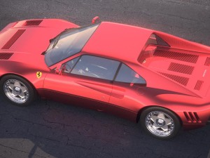 Ferrari 288 GTO 1984-1987 desert studio 3D 模型