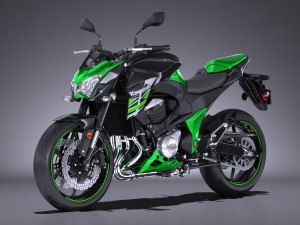 Kawasaki Z 800 2017 3D 모델