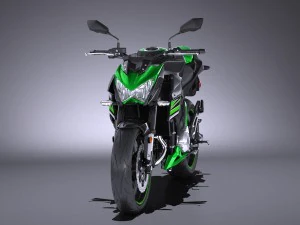 Kawasaki Z800 2017 3D Model