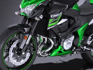 Kawasaki Z800 2017 3D Model