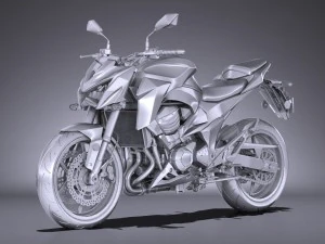 Kawasaki Z800 2017 3D Model