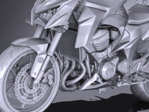 Kawasaki Z 800 2017 3D 模型