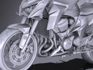 Kawasaki Z800 2017 3D Model