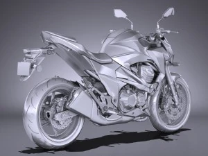 Kawasaki Z800 2017 3D Model