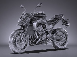 Kawasaki Z 800 2017 3D 模型