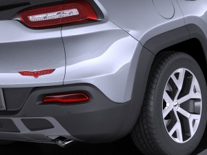 Jeep Cherokee Euro 2015 vray Model 3D