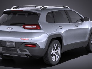 Jeep Cherokee Euro 2015 vray Model 3D