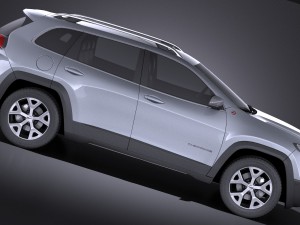 Jeep Cherokee Euro 2015 vray Model 3D