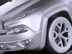 Jeep Cherokee Euro 2015 vray Model 3D