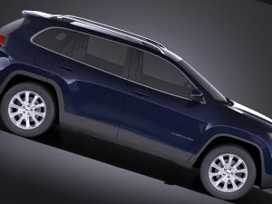 Jeep Cherokee Limited 2016 vray 3D Model