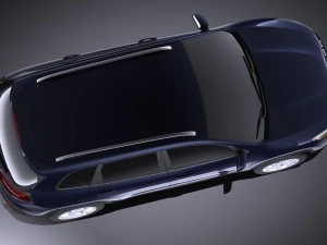 Jeep Cherokee Limited 2016 vray 3D Model