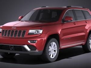 Jeep Grand Cherokee 2016 vray 3D 模型