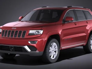 Jeep Grand Cherokee 2016 vray Modelo 3D