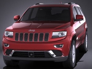 Jeep Grand Cherokee 2016 vray Model 3D