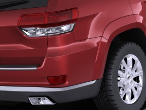Jeep Grand Cherokee 2016 vray Model 3D