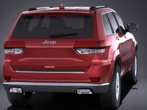 Jeep Grand Cherokee 2016 vray Model 3D