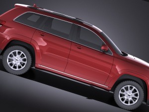 Jeep Grand Cherokee 2016 vray Model 3D