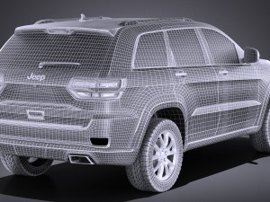 Jeep Grand Cherokee 2016 vray Model 3D