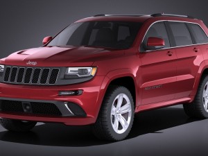 Jeep Grand Cherokee SRT 2016 vray 3D मॉडल