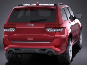 Jeep Grand Cherokee SRT 2016 vray 3D Model
