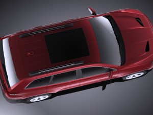 Jeep Grand Cherokee SRT 2016 vray Modelo 3D