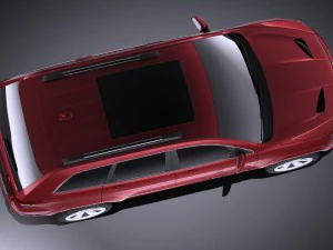 Jeep Grand Cherokee SRT 2016 vray 3D Model