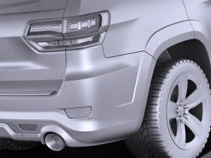 Jeep Grand Cherokee SRT 2016 vray 3D Model