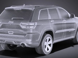 Jeep Grand Cherokee SRT 2016 vray 3D Model