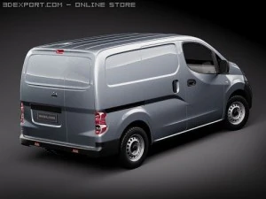 Nissan NV200 2010 3D Model