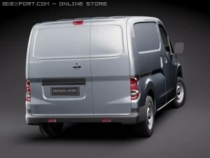 Nissan NV200 2010 3D Model