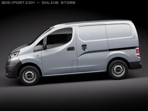 Nissan NV200 2010 3D Model