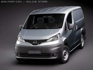 Nissan NV200 2010 3D Model