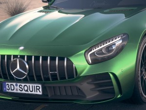 Mercedes-Benz AMG GT R 2017 Desert Studio Modèle 3D