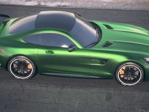 Mercedes-Benz AMG GT R 2017 Est&uacute;dio Deserto Modelo 3D
