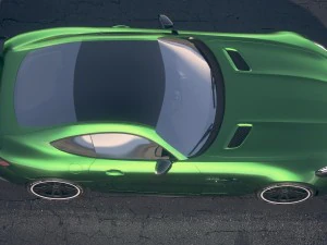 Mercedes-Benz AMG GT R 2017 Est&uacute;dio Deserto Modelo 3D