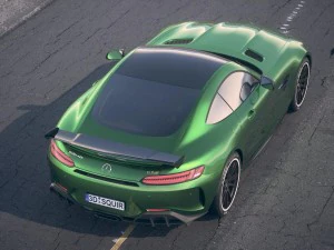 Mercedes-Benz AMG GT R 2017 Est&uacute;dio Deserto Modelo 3D