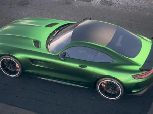Mercedes-Benz AMG GT R 2017 Est&uacute;dio Deserto Modelo 3D