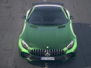 Mercedes-Benz AMG GT R 2017 Est&uacute;dio Deserto Modelo 3D