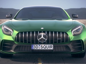 Mercedes-Benz AMG GT R 2017 Desert Studio Modèle 3D