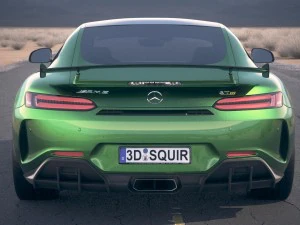 Mercedes-Benz AMG GT R 2017 Est&uacute;dio Deserto Modelo 3D