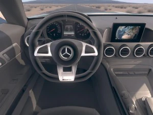 Mercedes-Benz AMG GT R 2017 Est&uacute;dio Deserto Modelo 3D