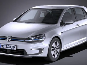 Volkswagen E-Golf 2017 3D Modell