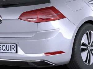 Volkswagen E-Golf 2017 3D Model