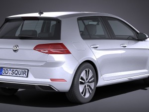 Volkswagen E-Golf 2017 3D Модель