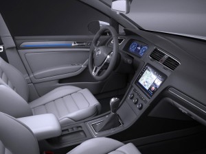 Volkswagen E-Golf 2017 3D Модель