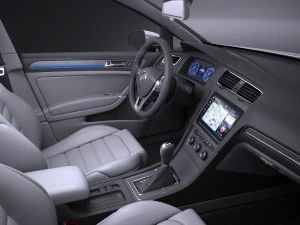 Volkswagen E-Golf 2017 3D Model