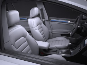 Volkswagen E-Golf 2017 3D Модель