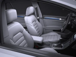 Volkswagen E-Golf 2017 3D Model